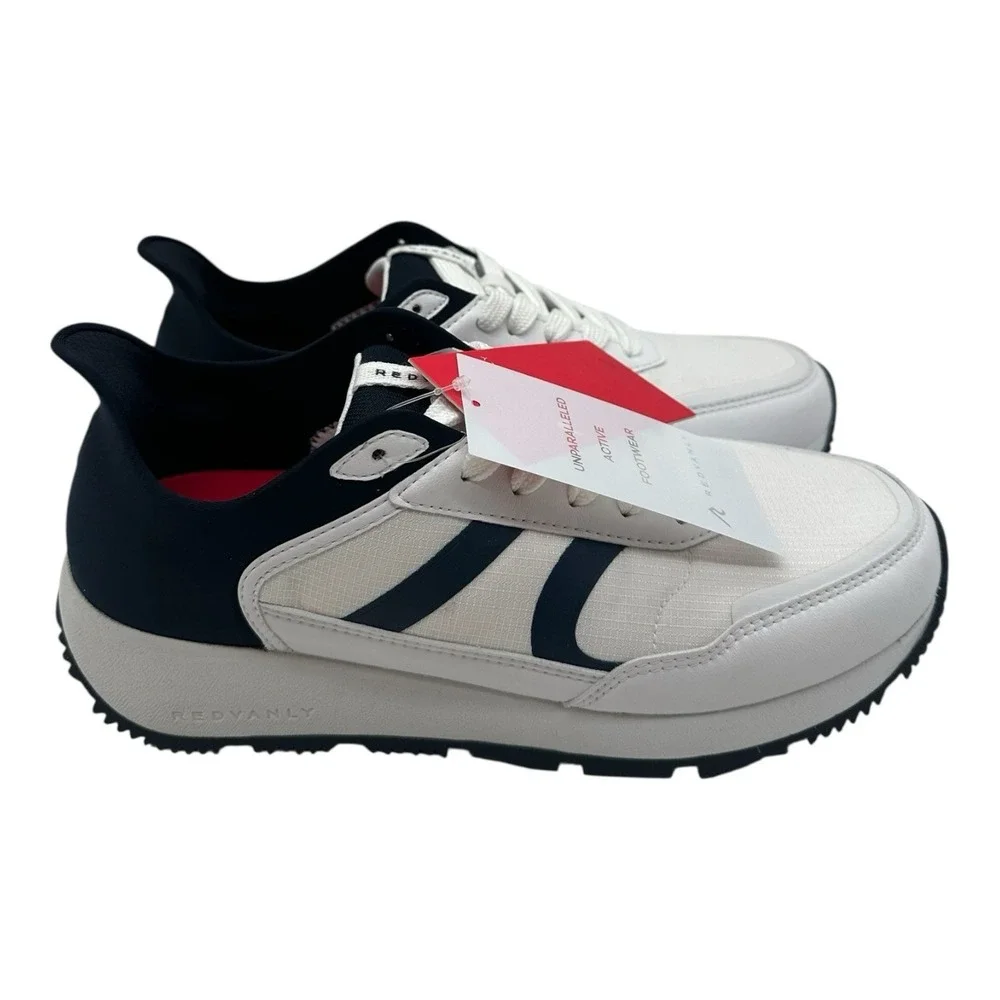 Redvanly Challenger‎ Golf Shoes Mens Sz 11.5 Navy Blue White Spikeless Sneakers